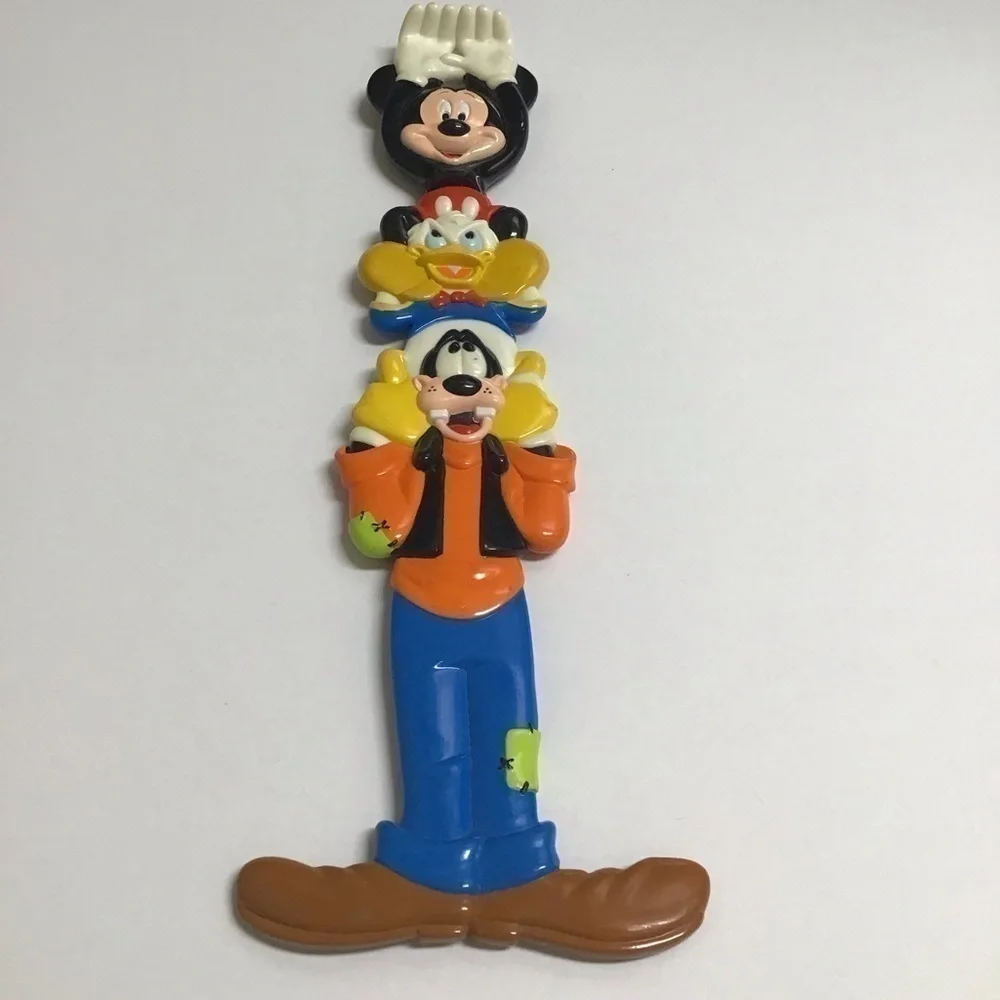 Disney Parks Back Scratcher Totem Pole Goofy Donald & Mickey Classic 15
